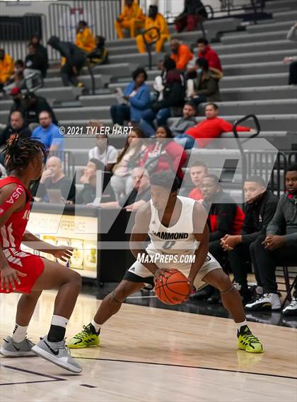 Thumbnail 2 in Hammond vs. Fort Wayne North Side (Sneakers for Santa Shootout) photogallery.