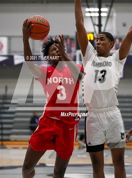 Thumbnail 1 in Hammond vs. Fort Wayne North Side (Sneakers for Santa Shootout) photogallery.