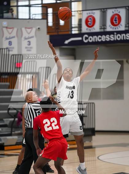 Thumbnail 3 in Hammond vs. Fort Wayne North Side (Sneakers for Santa Shootout) photogallery.