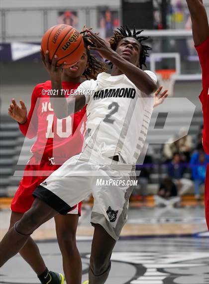 Thumbnail 3 in Hammond vs. Fort Wayne North Side (Sneakers for Santa Shootout) photogallery.