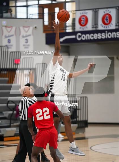 Thumbnail 1 in Hammond vs. Fort Wayne North Side (Sneakers for Santa Shootout) photogallery.