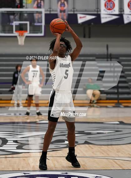 Thumbnail 2 in Hammond vs. Fort Wayne North Side (Sneakers for Santa Shootout) photogallery.