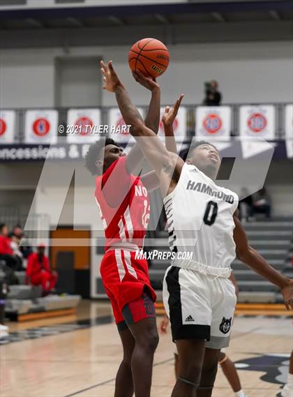 Thumbnail 1 in Hammond vs. Fort Wayne North Side (Sneakers for Santa Shootout) photogallery.