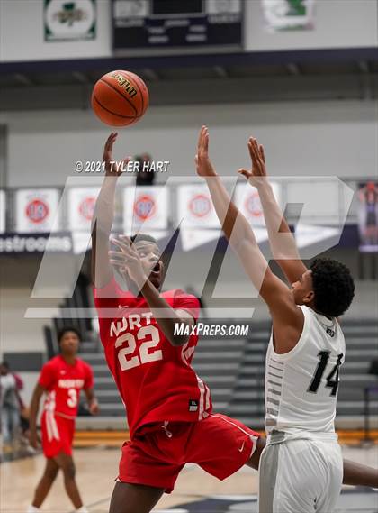 Thumbnail 3 in Hammond vs. Fort Wayne North Side (Sneakers for Santa Shootout) photogallery.