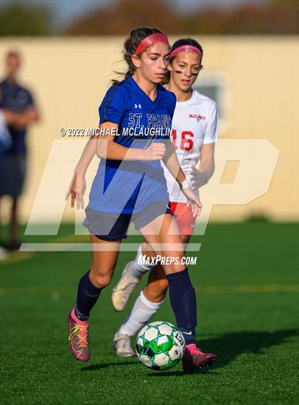 Thumbnail 1 in Monsignor McClancy vs. St. Francis Prep (NYBQCHSAA BQ Tier 1 Round 2) photogallery.