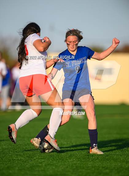 Thumbnail 2 in Monsignor McClancy vs. St. Francis Prep (NYBQCHSAA BQ Tier 1 Round 2) photogallery.