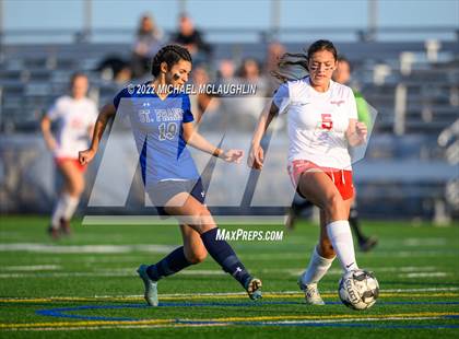 Thumbnail 3 in Monsignor McClancy vs. St. Francis Prep (NYBQCHSAA BQ Tier 1 Round 2) photogallery.