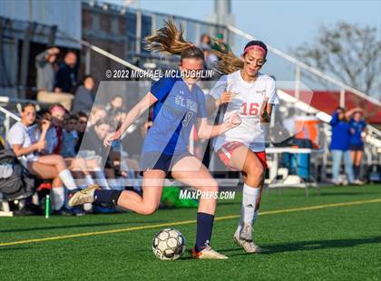 Thumbnail 2 in Monsignor McClancy vs. St. Francis Prep (NYBQCHSAA BQ Tier 1 Round 2) photogallery.