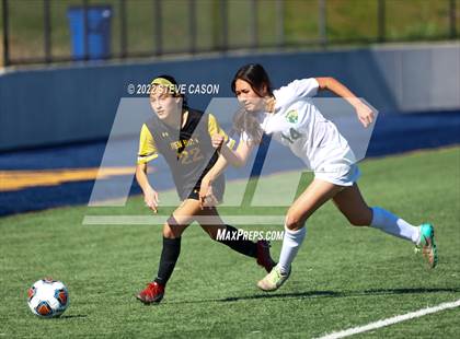 Thumbnail 2 in Ben Holt College Prep Academy vs. Mariposa County (CIF SJS D6 Finals) photogallery.
