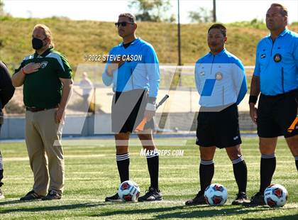 Thumbnail 2 in Ben Holt College Prep Academy vs. Mariposa County (CIF SJS D6 Finals) photogallery.