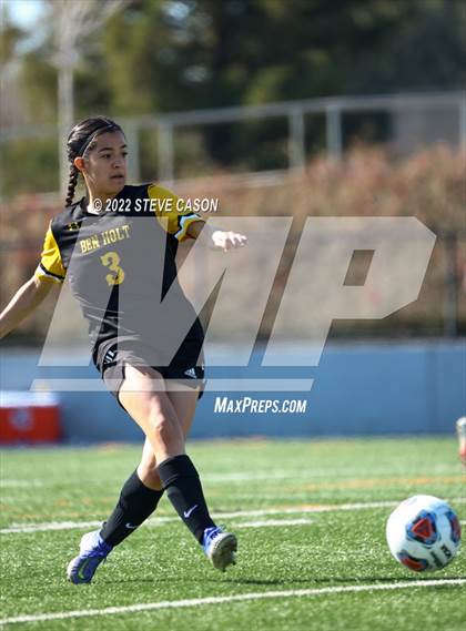Thumbnail 3 in Ben Holt College Prep Academy vs. Mariposa County (CIF SJS D6 Finals) photogallery.