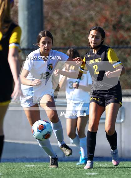 Thumbnail 3 in Ben Holt College Prep Academy vs. Mariposa County (CIF SJS D6 Finals) photogallery.