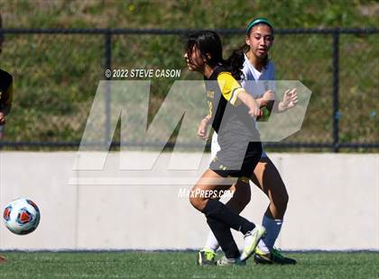 Thumbnail 3 in Ben Holt College Prep Academy vs. Mariposa County (CIF SJS D6 Finals) photogallery.