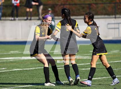 Thumbnail 2 in Ben Holt College Prep Academy vs. Mariposa County (CIF SJS D6 Finals) photogallery.