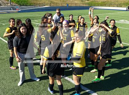 Thumbnail 3 in Ben Holt College Prep Academy vs. Mariposa County (CIF SJS D6 Finals) photogallery.