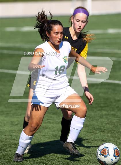 Thumbnail 1 in Ben Holt College Prep Academy vs. Mariposa County (CIF SJS D6 Finals) photogallery.