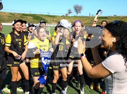 Thumbnail 2 in Ben Holt College Prep Academy vs. Mariposa County (CIF SJS D6 Finals) photogallery.