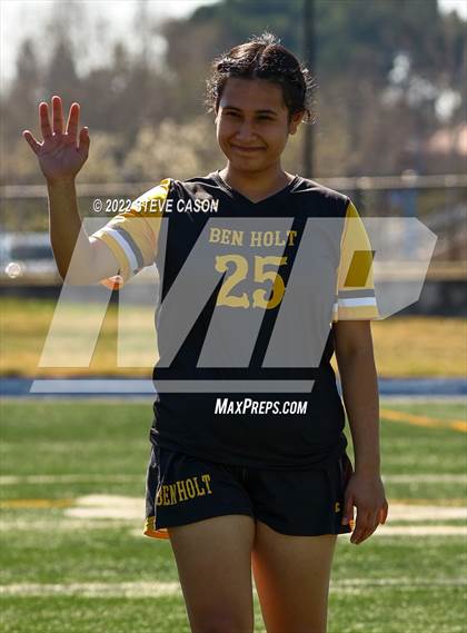 Thumbnail 2 in Ben Holt College Prep Academy vs. Mariposa County (CIF SJS D6 Finals) photogallery.