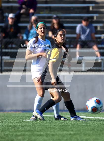 Thumbnail 2 in Ben Holt College Prep Academy vs. Mariposa County (CIF SJS D6 Finals) photogallery.