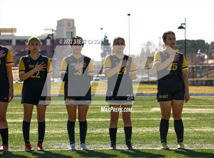 Thumbnail 2 in Ben Holt College Prep Academy vs. Mariposa County (CIF SJS D6 Finals) photogallery.