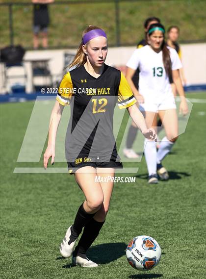 Thumbnail 3 in Ben Holt College Prep Academy vs. Mariposa County (CIF SJS D6 Finals) photogallery.