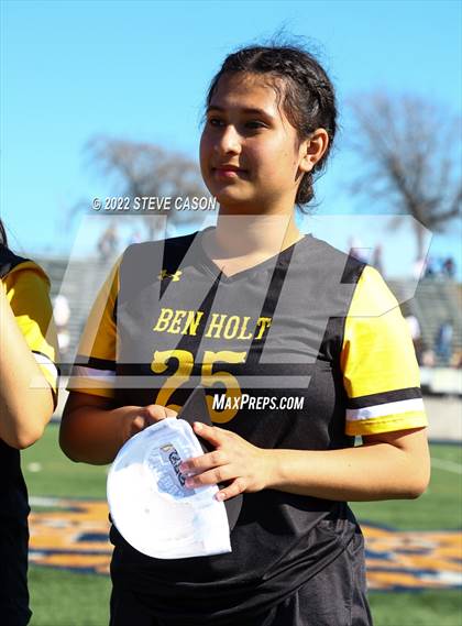 Thumbnail 2 in Ben Holt College Prep Academy vs. Mariposa County (CIF SJS D6 Finals) photogallery.