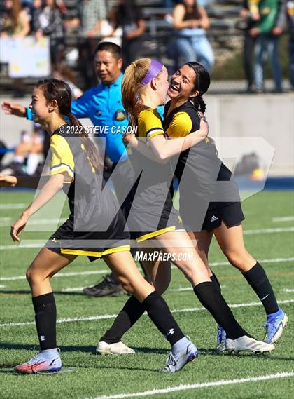 Thumbnail 1 in Ben Holt College Prep Academy vs. Mariposa County (CIF SJS D6 Finals) photogallery.