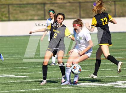 Thumbnail 2 in Ben Holt College Prep Academy vs. Mariposa County (CIF SJS D6 Finals) photogallery.