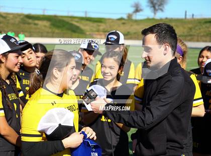 Thumbnail 2 in Ben Holt College Prep Academy vs. Mariposa County (CIF SJS D6 Finals) photogallery.