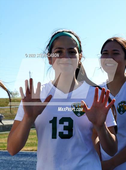Thumbnail 2 in Ben Holt College Prep Academy vs. Mariposa County (CIF SJS D6 Finals) photogallery.