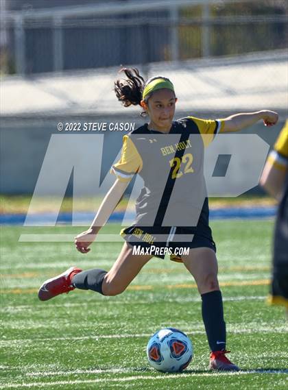 Thumbnail 3 in Ben Holt College Prep Academy vs. Mariposa County (CIF SJS D6 Finals) photogallery.