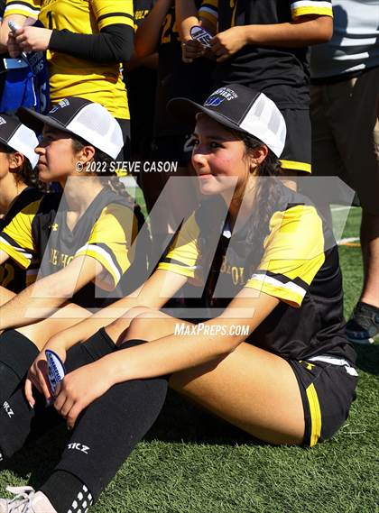 Thumbnail 3 in Ben Holt College Prep Academy vs. Mariposa County (CIF SJS D6 Finals) photogallery.