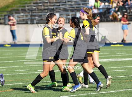 Thumbnail 3 in Ben Holt College Prep Academy vs. Mariposa County (CIF SJS D6 Finals) photogallery.