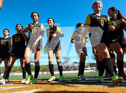 Thumbnail 3 in Ben Holt College Prep Academy vs. Mariposa County (CIF SJS D6 Finals) photogallery.