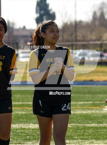 Thumbnail 3 in Ben Holt College Prep Academy vs. Mariposa County (CIF SJS D6 Finals) photogallery.