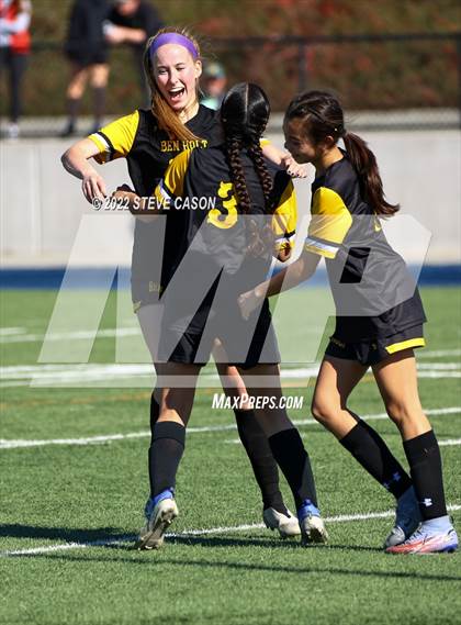 Thumbnail 3 in Ben Holt College Prep Academy vs. Mariposa County (CIF SJS D6 Finals) photogallery.
