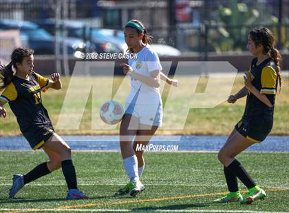 Thumbnail 2 in Ben Holt College Prep Academy vs. Mariposa County (CIF SJS D6 Finals) photogallery.