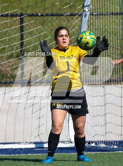 Thumbnail 3 in Ben Holt College Prep Academy vs. Mariposa County (CIF SJS D6 Finals) photogallery.