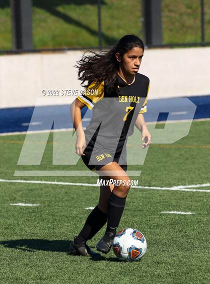 Thumbnail 3 in Ben Holt College Prep Academy vs. Mariposa County (CIF SJS D6 Finals) photogallery.