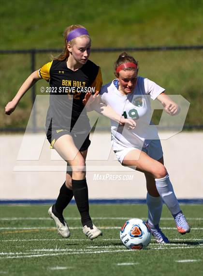 Thumbnail 2 in Ben Holt College Prep Academy vs. Mariposa County (CIF SJS D6 Finals) photogallery.