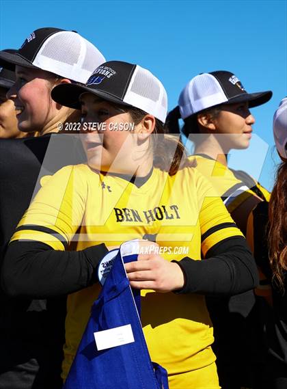Thumbnail 3 in Ben Holt College Prep Academy vs. Mariposa County (CIF SJS D6 Finals) photogallery.