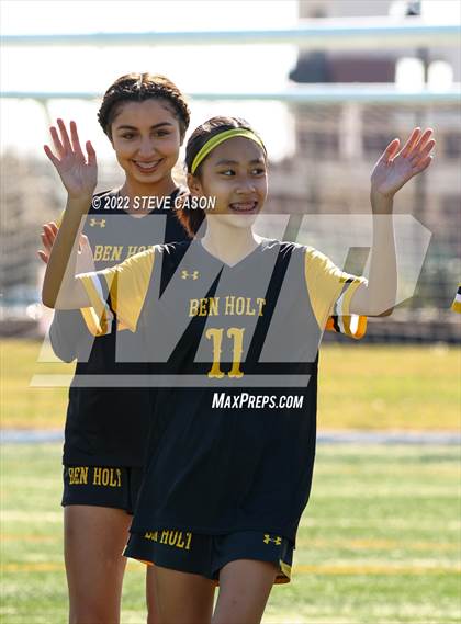 Thumbnail 3 in Ben Holt College Prep Academy vs. Mariposa County (CIF SJS D6 Finals) photogallery.
