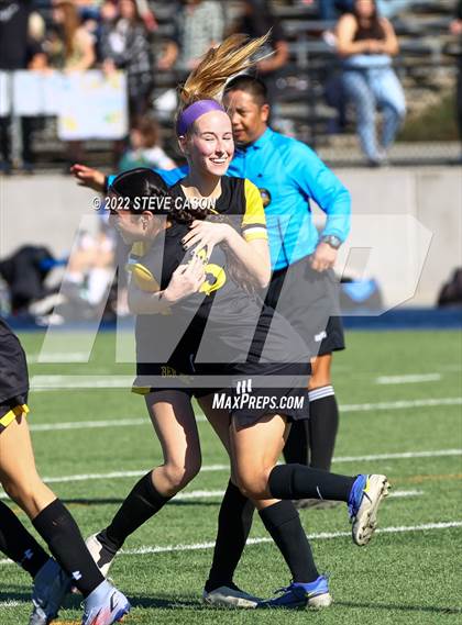 Thumbnail 2 in Ben Holt College Prep Academy vs. Mariposa County (CIF SJS D6 Finals) photogallery.