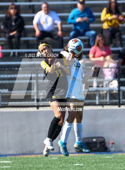 Thumbnail 2 in Ben Holt College Prep Academy vs. Mariposa County (CIF SJS D6 Finals) photogallery.