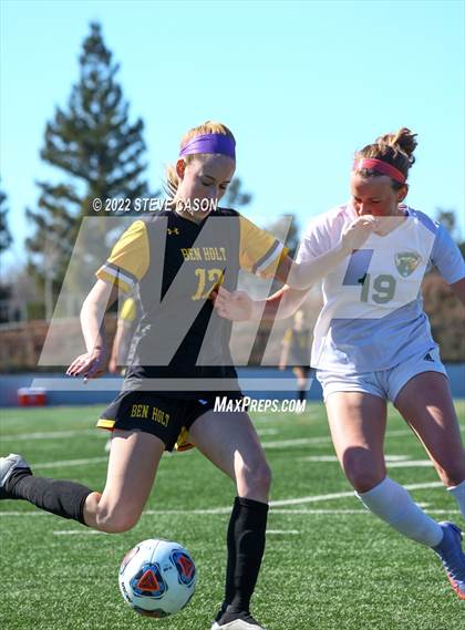 Thumbnail 1 in Ben Holt College Prep Academy vs. Mariposa County (CIF SJS D6 Finals) photogallery.