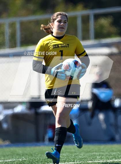 Thumbnail 1 in Ben Holt College Prep Academy vs. Mariposa County (CIF SJS D6 Finals) photogallery.