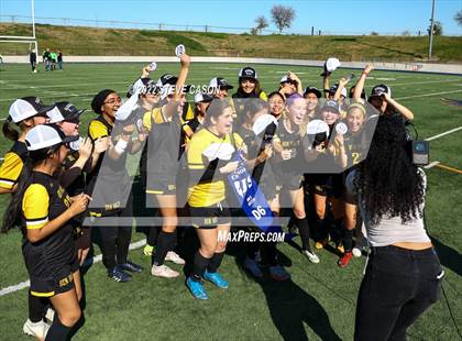 Thumbnail 1 in Ben Holt College Prep Academy vs. Mariposa County (CIF SJS D6 Finals) photogallery.