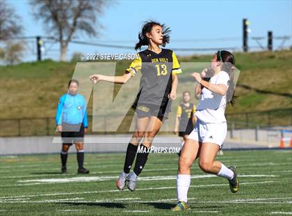 Thumbnail 2 in Ben Holt College Prep Academy vs. Mariposa County (CIF SJS D6 Finals) photogallery.