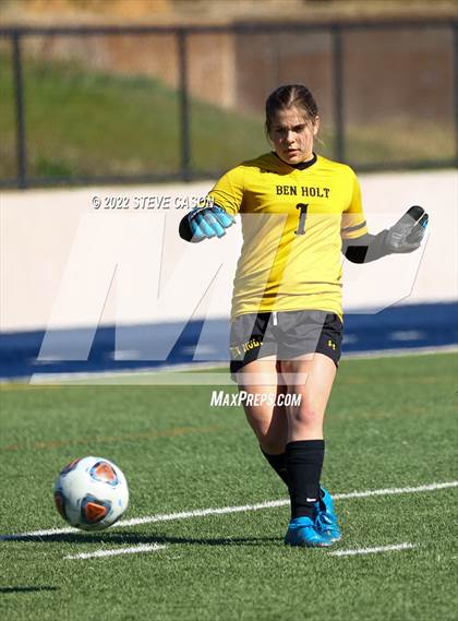 Thumbnail 2 in Ben Holt College Prep Academy vs. Mariposa County (CIF SJS D6 Finals) photogallery.