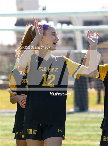 Thumbnail 1 in Ben Holt College Prep Academy vs. Mariposa County (CIF SJS D6 Finals) photogallery.
